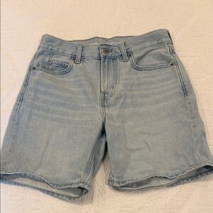 Old Navy Light Blue Slouchy Straight Jean Shorts